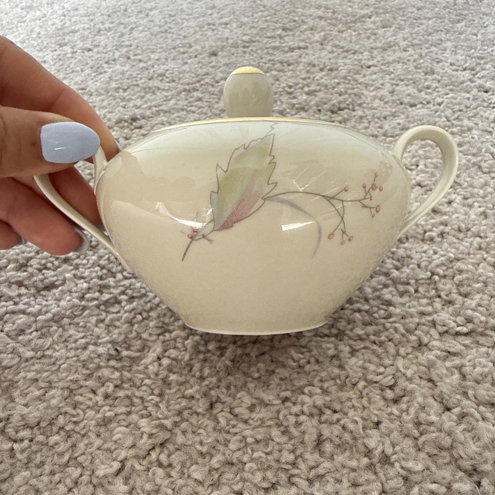 Mitterteich Bavaria Vintage Porcelain Tea Set 2 Cups 2 Saucers Sugar CupMilk Jug - Picture 7 of 8